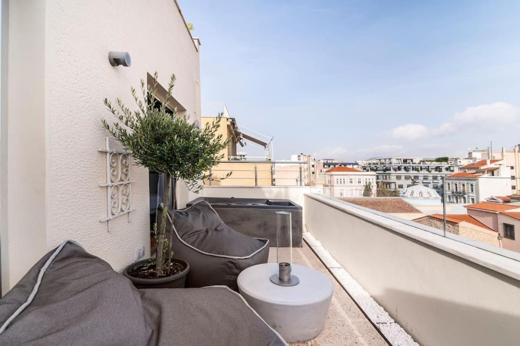 Апартаменты Heated Plunge Pool & Firepit Acropolis Penthouse Афины Экстерьер фото
